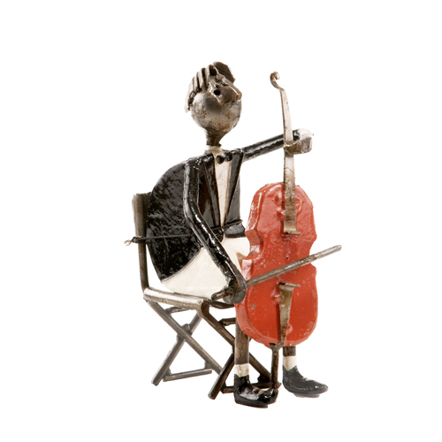 Felguerez Sculpture Cellist Boy