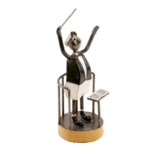 Felguerez Sculpture Conductor Boy