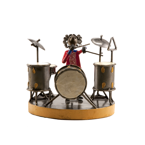 Felguerez Sculpture Drummer Girl