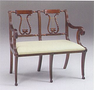 Lyre Loveseat