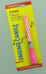 Musical Candles - Happy Birthday