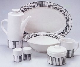Keyboard Stoneware Dishes - Individual item Serving Bowl
