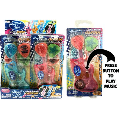American Idol Toy Guitar and Bubble Gum
