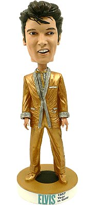 Elvis Bobblehead 1957 in Gold  