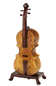 Lamp Illuminated Violin-Cello