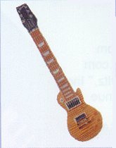 Shaped Tie Les Paul Guitar