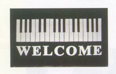 Welcome Door Mat Deluxe Keyboard