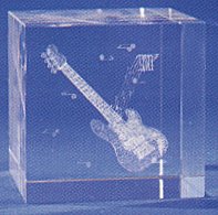 Electric Guitar in Crystal