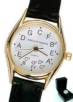 Circle of Fourths Standard Gold Plated watch