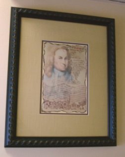Framed Prints of Composers - Bach