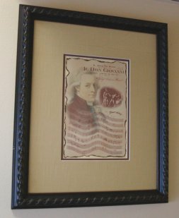 Framed Prints of Composers - Mozart