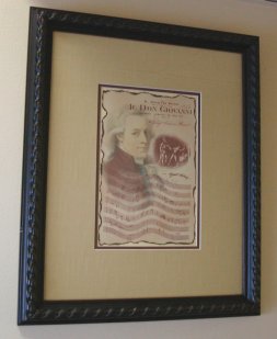 Framed Prints of Composers - Mozart