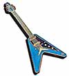 Harmony Future Primitive Pin Guitar Flying V