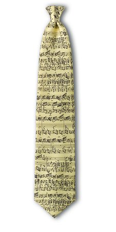 JS Bach Music Necktie