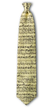 JS Bach Music Necktie