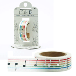 Foil Music Note Stationary Tape 