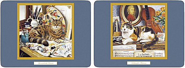 Pimpernel Creative Cats Placemats  Set of 4