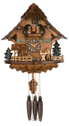 Cuckoo Clock One Day Musical Waterwheel