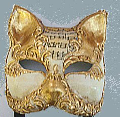 Mardi Gras Masks Sheet Music Motif -6