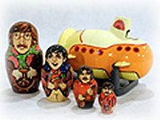 Nesting Beatles Musicians in Yellow Submarine