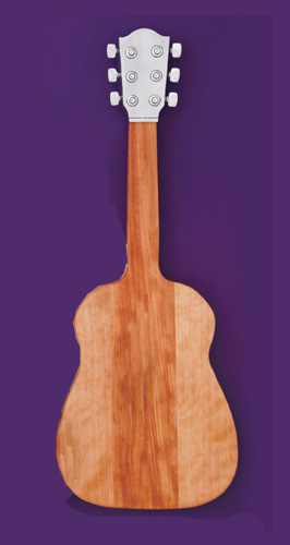 Guitar shaped cutting board by basic spirit