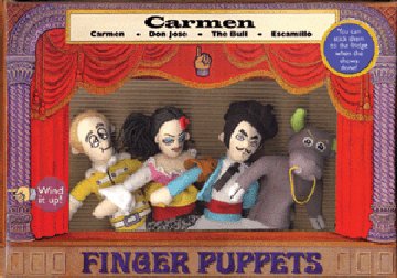 Finger Puppets  Carmen Boxed in Musical Stage 