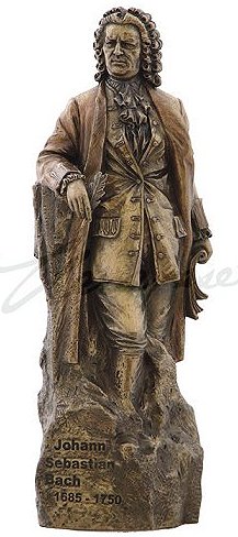 Bronze Johann Sebastian Bach Statuette