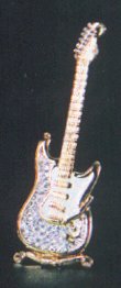 Jeweled Sculpture Guitar