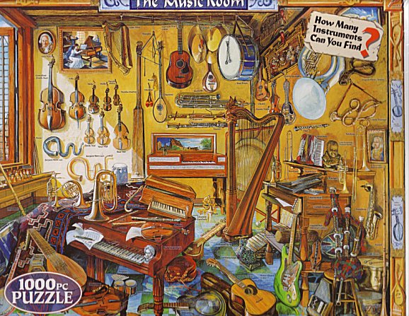 A Music Room Puzzle 1000 pieces