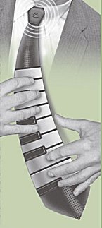 Play Music on this Musical Keyboard Tie 