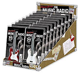Miniature Electric Guitar FM Radio