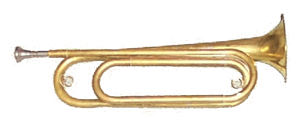 Regulation Bugle tm - Brass Lacquer with Mouthpiece U.S 