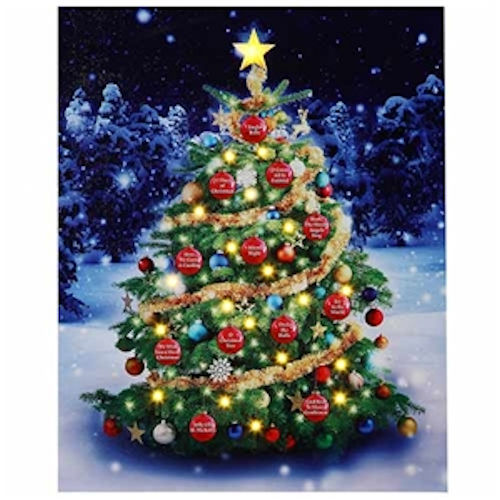 Illuminart Musical Christmas Tree Wall Hanging by Mr Christmas