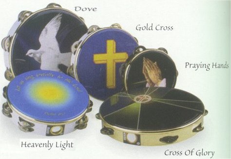 Tambourines Religious Themes 10
