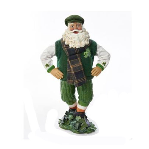 Irish Dancing Santa Musical Figurine 