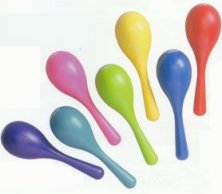 Colorful Chic-itas (small maracas)