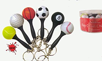 Maracas -  Sport Shaker Keychain