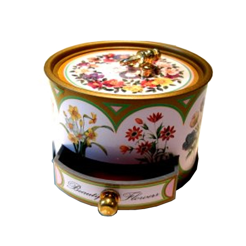 Keepsake Musical Box with Flowers