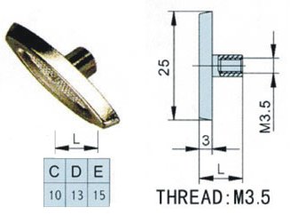 Winding Key for most contemporary 18 note mechanisms