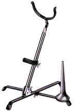 Saxophone Stand - K&M (alto or tenor) with Clarinet peg