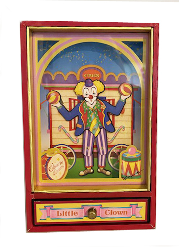 Little Clown Juggler with Blue Jacket 