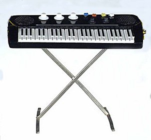 Miniature Keyboard Ornament