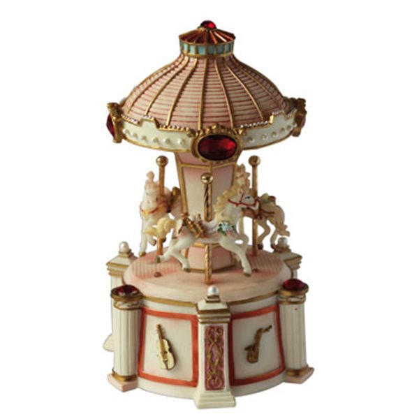 Musical Carousel with Pillars