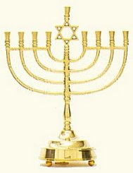 Judaica - Menorah Brass Musical