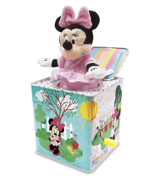 Minnie Mouse Jack in the Box with new artwork