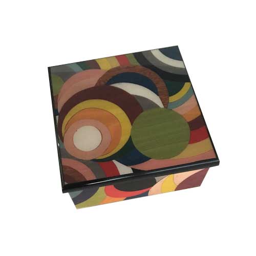 Modern Design Italian Inlay Music Box