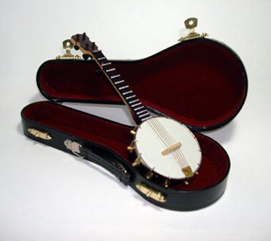 Miniature 5 string Banjo 7