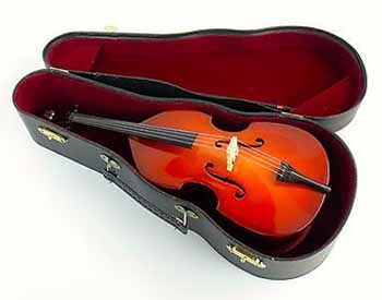 Miniature Upright Bass 9 1/2