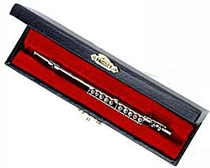 Miniature Flute 6 in Silver