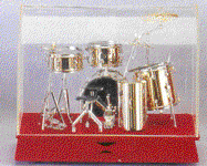 Miniature Drum Set Brass (Large)